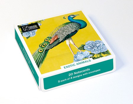 "Exotic Animals" Theme Notecards 20/20