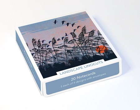 "Landscape Linocuts" Theme Notecards 20/20