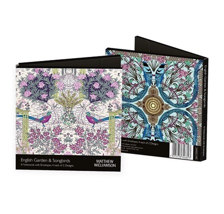 "Matthew Williamson - English Garden & Songbirds"  Notecards