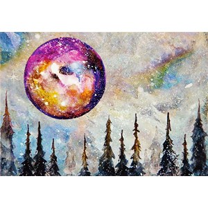 "Mystic Moon" Notecards 14 kort/15 konvolutter