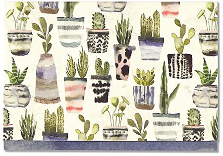 "Watercolor Succulents" Note Cards (14/15)