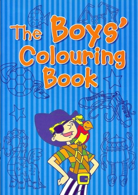 Malebok "The Boys Colouring Book"