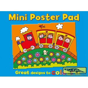 Malebok "Mini Poster Pad", 2 ass
