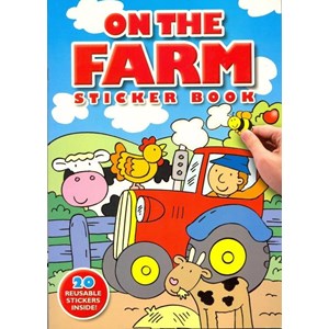 Malebok "On the Farm Sticker Book"