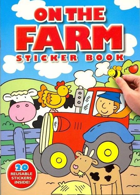 Malebok "On the Farm Sticker Book"