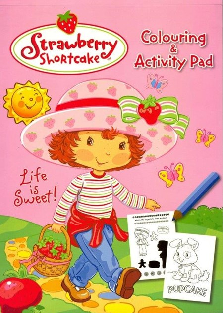 Malebok "Strawberry Shortcake Colouring & Activity P