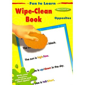 Fun to Learn "Wipe-Clean Book", 4 ass