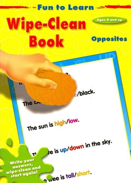 Fun to Learn "Wipe-Clean Book", 4 ass