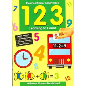 "Preschool Sticker Activity Book", 4 ass
