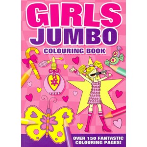 "Girls" Jumbo Colouring Book