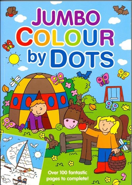 "Colour by Dots" Jumbo Colouring Book