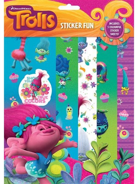 "Trolls" Sticker Fun