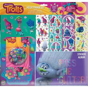 "Trolls" Mega Sticker Set