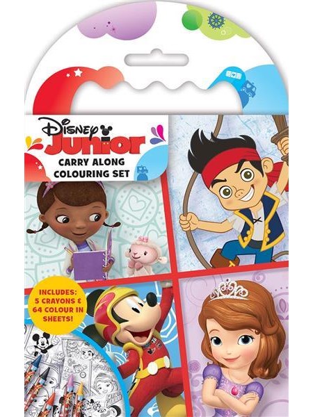 "Disney Junior" Carry-Along Colouring Set