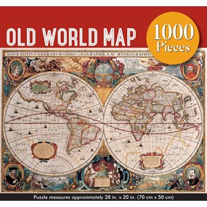 "Old World Map" Puslespill 1000 biter