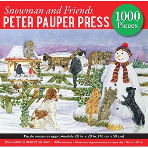 "Snowman & Friends" Puslespill 1000 biter