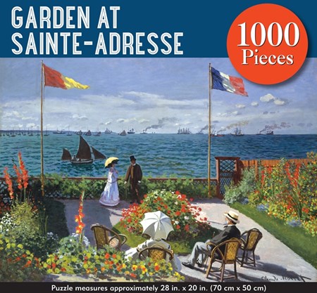"Garden at Sainte-Adresse" Puslespill 1000 biter