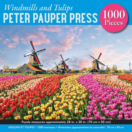 "Windmills and Tulips" Puslespill 1000 biter