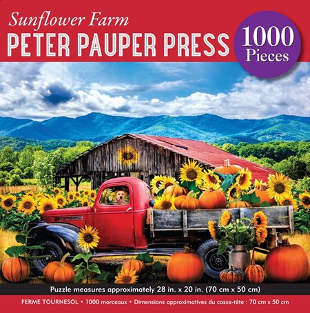 "Sunflower Farm" Puslespill 1000 biter