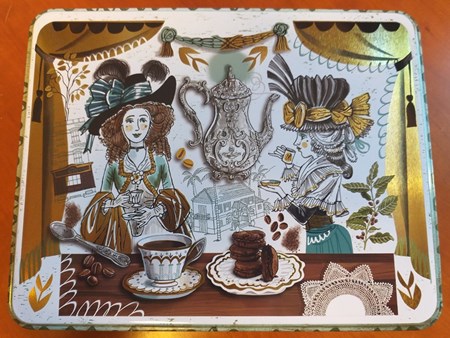 "Coffee" Deep Rektangular Tin