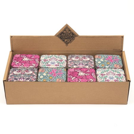 "Arts & Crafts" Pocket Tins 4 ass. (24)