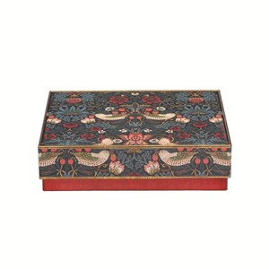 "Arts & Crafts - Green Strawberry Thief" Med. Chocolate Tin