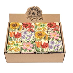 "Emma Bridgewater - Flowers" Small Square Tins 6 ass. (36)
