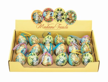 "Madame Treacle - Mini Egg Shaped Tins" 4 ass (36)