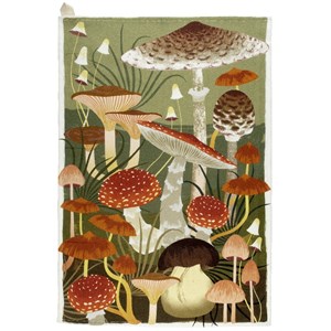"Printer Johnson - Fungi" Tea Towel