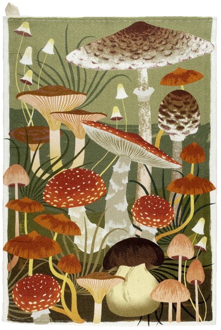 "Printer Johnson - Fungi" Tea Towel