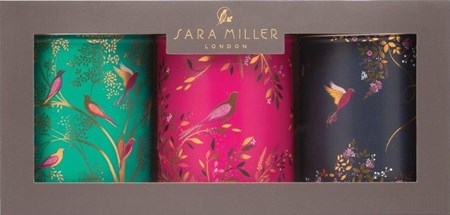 "Sara Miller - Chelsea" Set 3 Round Caddies
