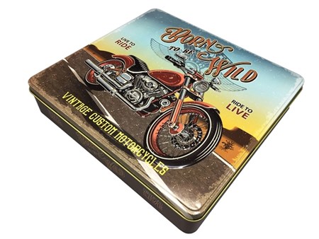 "Born to be Wild" Retro metallboks