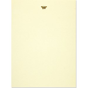 Brevpapir, "Gold Butterfly", 30 ark/24 Konvo