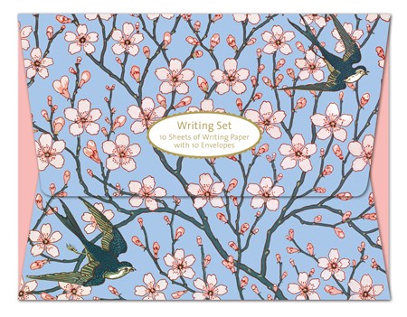 "Almond Blossom and Swallow" Brevpapir (10/10)