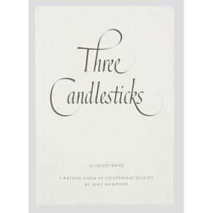 Brevpapir-blokk "Three Candlesticks", 50 sheets