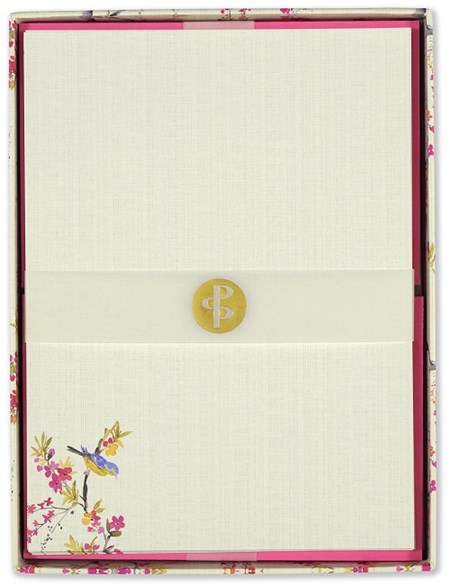 Brevpapir "Blossoms and Birds" (30 ark/24 konvolutter)