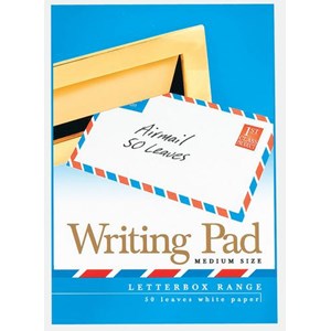 "Air Mail" Writing Pad, medium size (A5) 50 ulinjerte ark