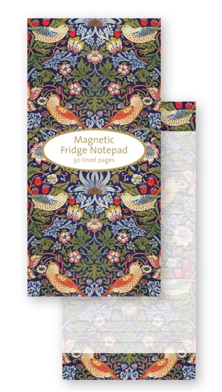 "Strawberry Thief" Magnetic To-do Pad