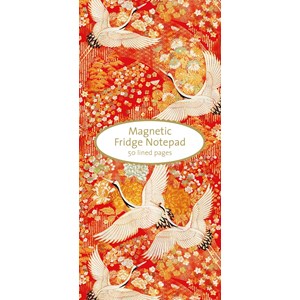 "Kimono Cranes" Magnetic Notepad
