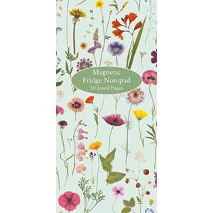 "Mint Bloom" Magnetic Notepad