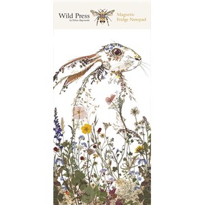 "Wildflower Hare" Magnetic Notepad