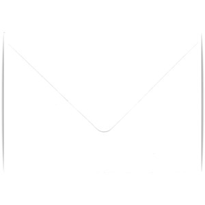 Konvolutter, rektangulære, 133 x 184 mm, White, 10 stk