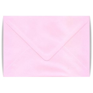 Konvolutter, rektangulære 133 x 184 mm, Soft Pink, 10 stk