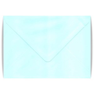 Konvolutter, rektangulære 133 x 184 mm, Soft Blue, 10 stk