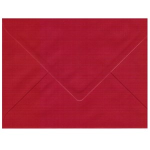 Røde C5 konvolutter, 5 stk.