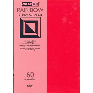 "Rainbow Strong Paper", A4, 80 gram, 60 ark
