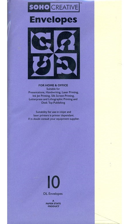 "Hammer Envelopes - Ivory", E6/5, 10 stk