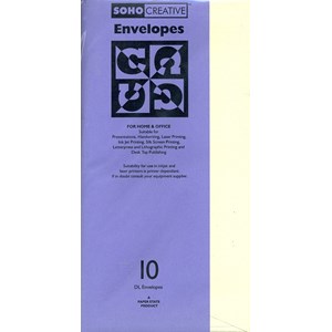 "Hammer Envelopes - Ivory", E6/5, 10 stk