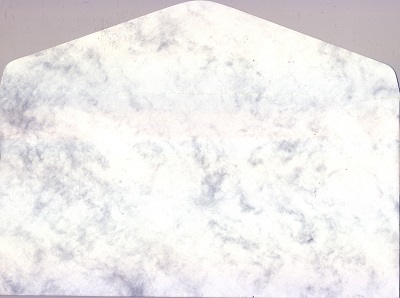 "Marble Paper - White", E6/5 konvolutter, 10 stk