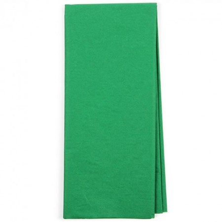 Silkepapir, "Dark Green", 10 ark 50 x 66cm